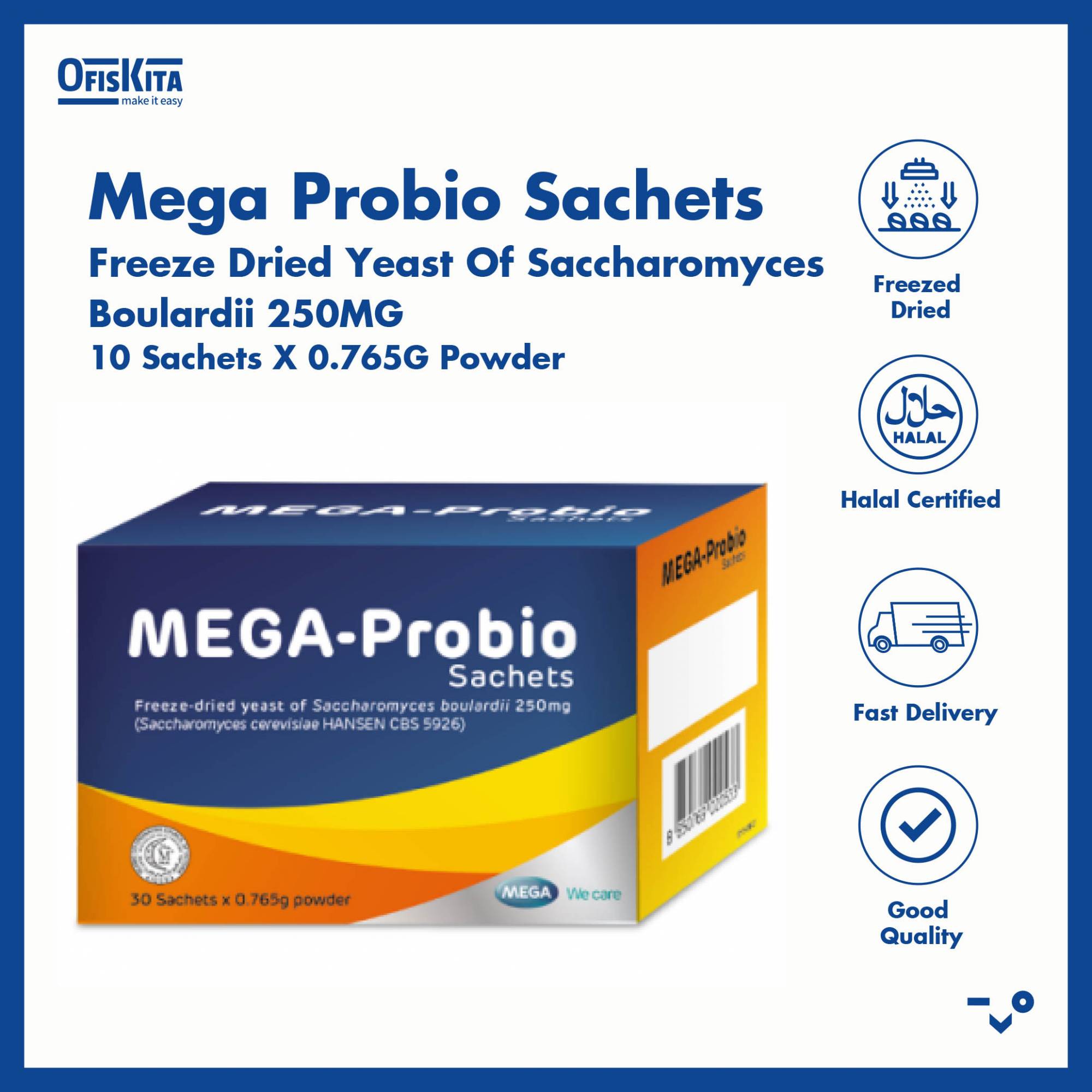 Ofiskita Mega Probio Sachets Freeze Dried Yeast Of Saccharomyces